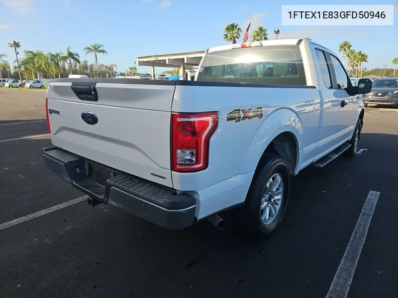 2016 Ford F-150 Xl VIN: 1FTEX1E83GFD50946 Lot: 40886047