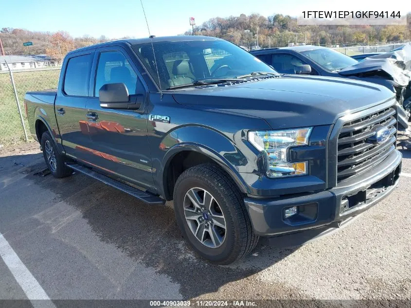 2016 Ford F-150 Xlt VIN: 1FTEW1EP1GKF94144 Lot: 40903039