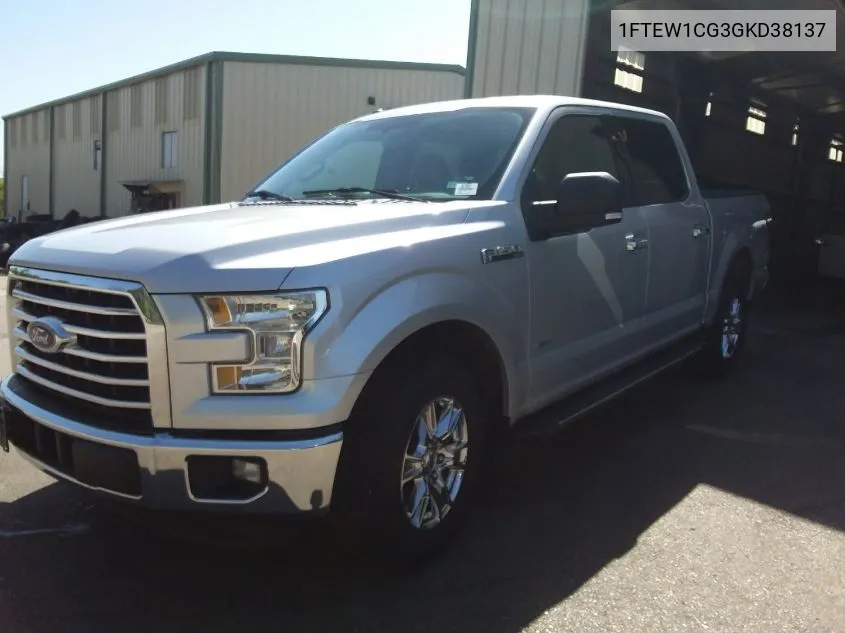 2016 Ford F-150 Xlt VIN: 1FTEW1CG3GKD38137 Lot: 40935799