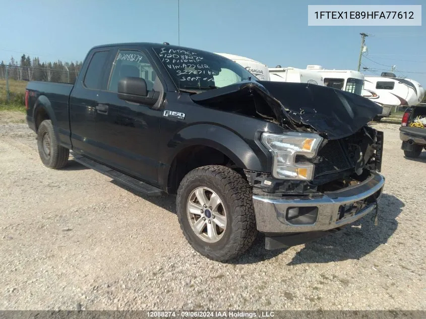 2017 Ford F-150 Xlt VIN: 1FTEX1E89HFA77612 Lot: 12088274