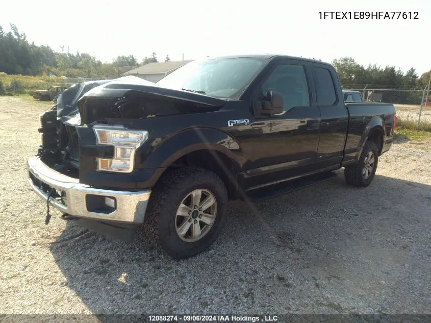 1FTEX1E89HFA77612 2017 Ford F-150 Xlt