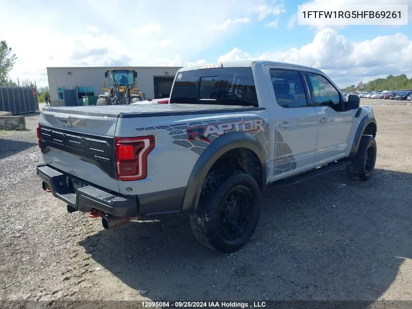 1FTFW1RG5HFB69261 2017 Ford F-150 Raptor