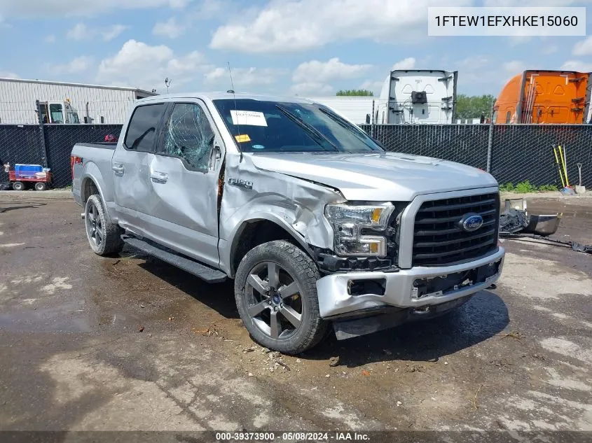 2017 Ford F-150 Xlt VIN: 1FTEW1EFXHKE15060 Lot: 39373900