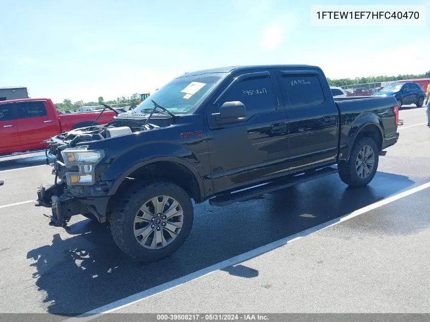 1FTEW1EF7HFC40470 2017 Ford F-150 Xlt