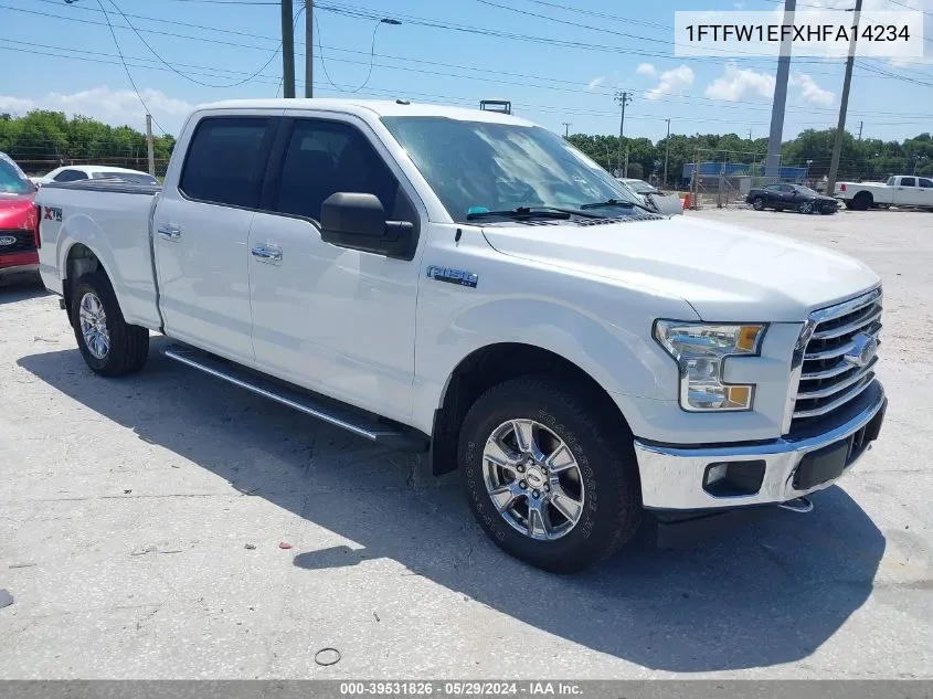 2017 Ford F-150 Xlt VIN: 1FTFW1EFXHFA14234 Lot: 39531826