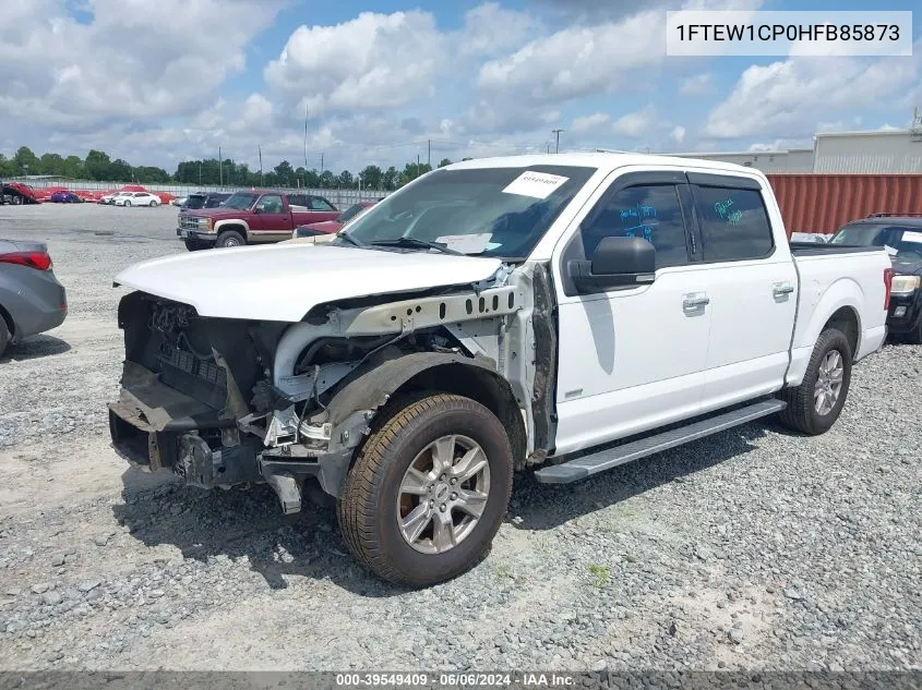 2017 Ford F-150 Xlt VIN: 1FTEW1CP0HFB85873 Lot: 39549409