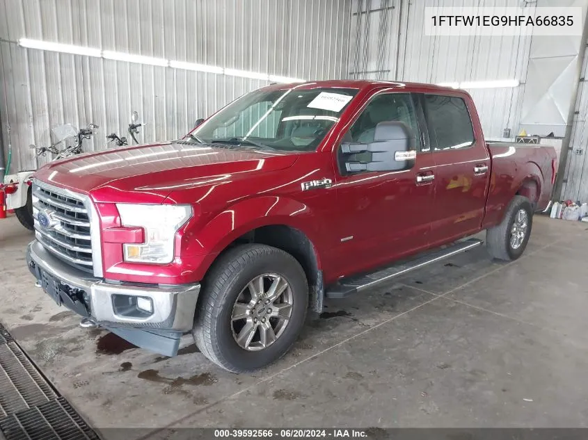 1FTFW1EG9HFA66835 2017 Ford F-150 Xlt