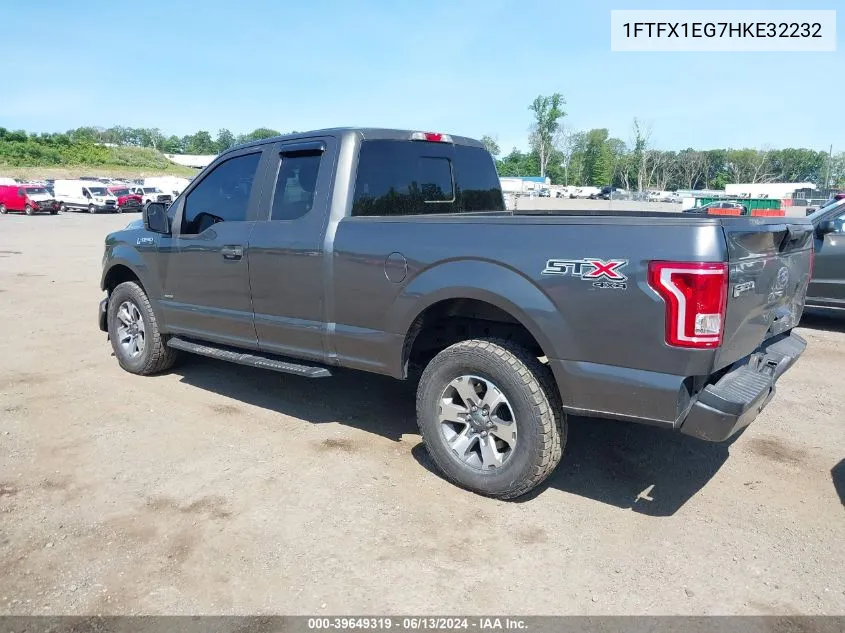 2017 Ford F-150 Xl VIN: 1FTFX1EG7HKE32232 Lot: 39649319