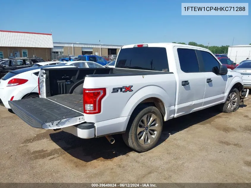 2017 Ford F-150 Xl VIN: 1FTEW1CP4HKC71288 Lot: 39649824