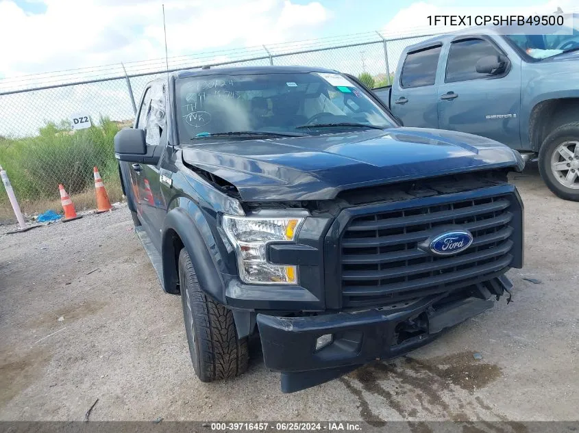 1FTEX1CP5HFB49500 2017 Ford F-150 Xlt