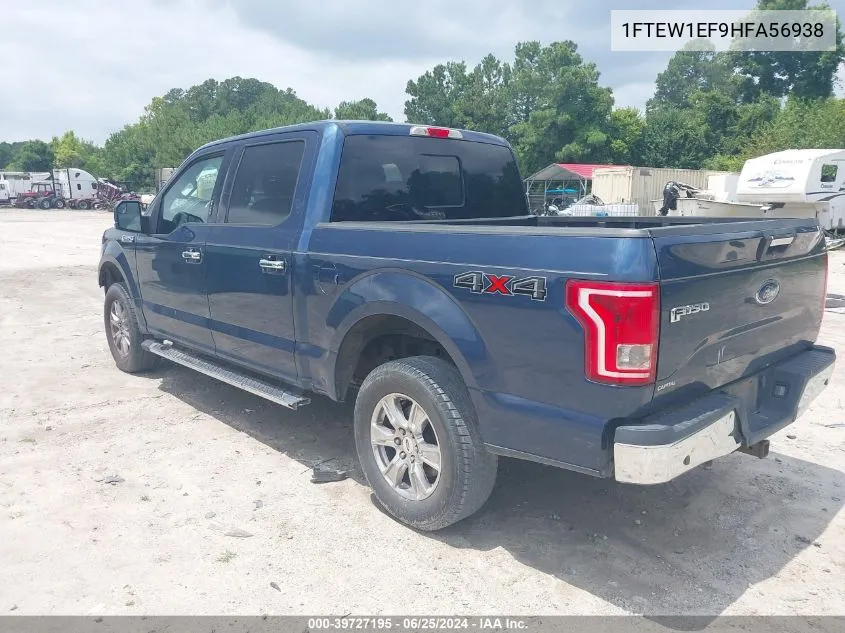 1FTEW1EF9HFA56938 2017 Ford F-150 Xlt