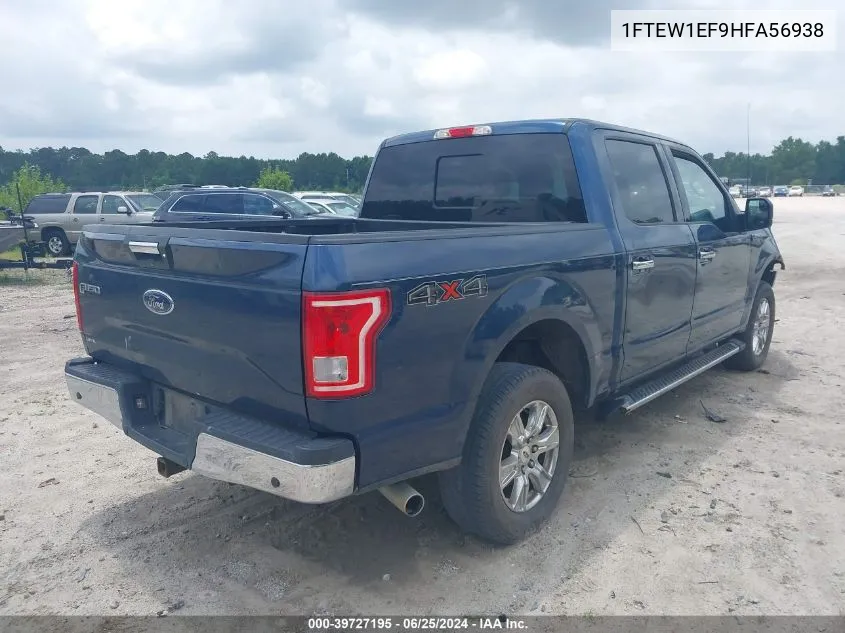 1FTEW1EF9HFA56938 2017 Ford F-150 Xlt