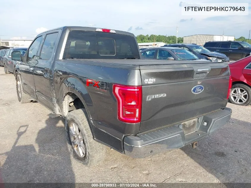 1FTEW1EP9HKC79643 2017 Ford F-150 Xlt