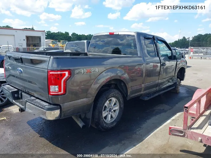 1FTEX1EPXHKD63161 2017 Ford F-150 Xlt