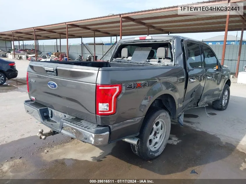 1FTEW1EG4HKC32441 2017 Ford F-150 Xlt