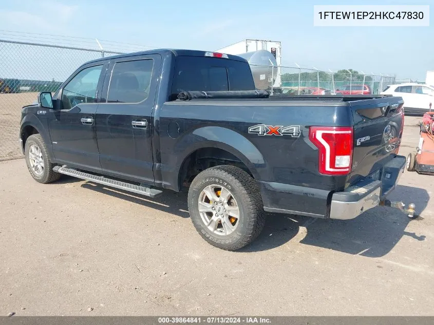 1FTEW1EP2HKC47830 2017 Ford F-150 Xlt