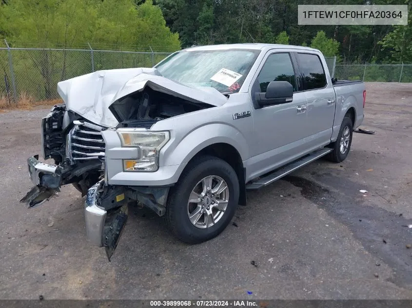 2017 Ford F-150 Xlt VIN: 1FTEW1CF0HFA20364 Lot: 39899068