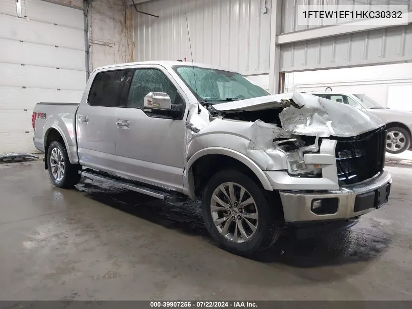 1FTEW1EF1HKC30332 2017 Ford F-150 Lariat