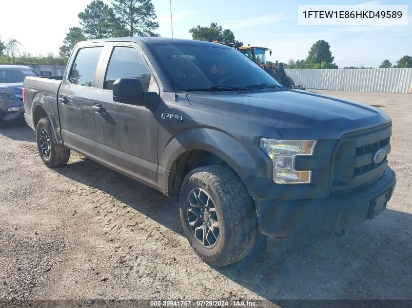 1FTEW1E86HKD49589 2017 Ford F-150 Xl