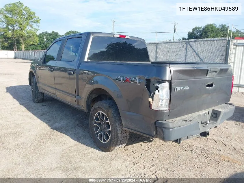 1FTEW1E86HKD49589 2017 Ford F-150 Xl