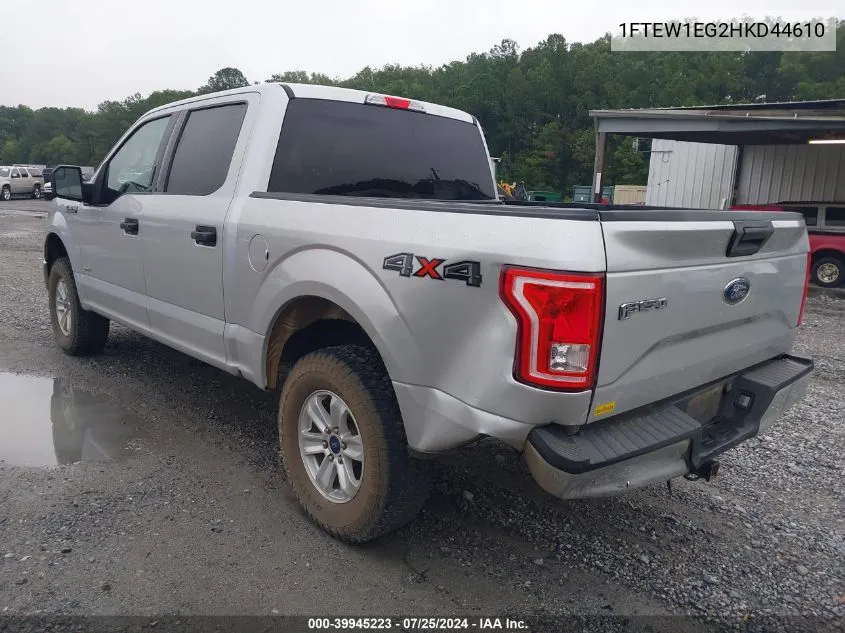 1FTEW1EG2HKD44610 2017 Ford F-150 Xlt