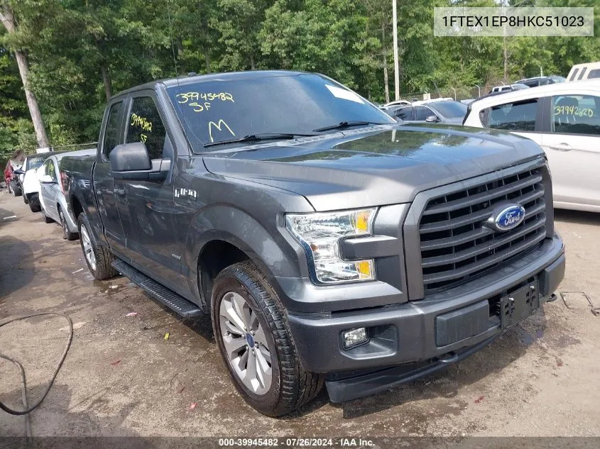 1FTEX1EP8HKC51023 2017 Ford F-150 Xl