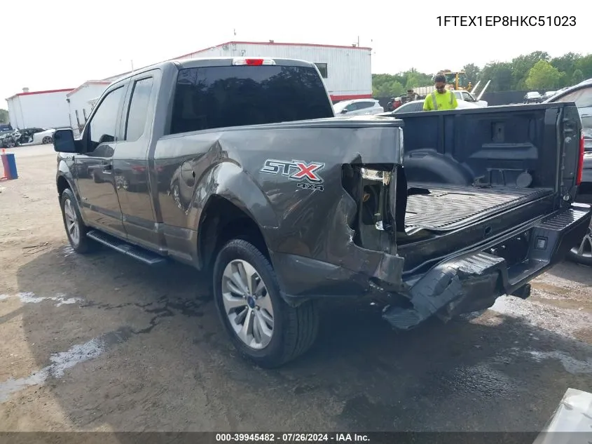 1FTEX1EP8HKC51023 2017 Ford F-150 Xl