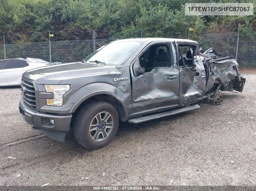 1FTEW1EP5HFC87067 2017 Ford F-150 Xlt