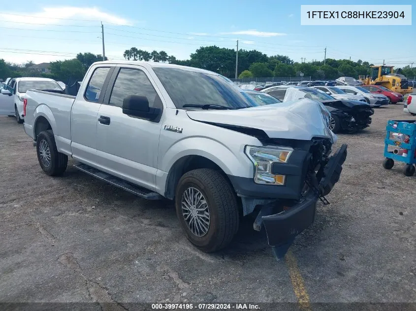 2017 Ford F-150 Xl VIN: 1FTEX1C88HKE23904 Lot: 39974195