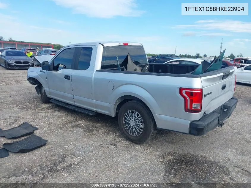 2017 Ford F-150 Xl VIN: 1FTEX1C88HKE23904 Lot: 39974195