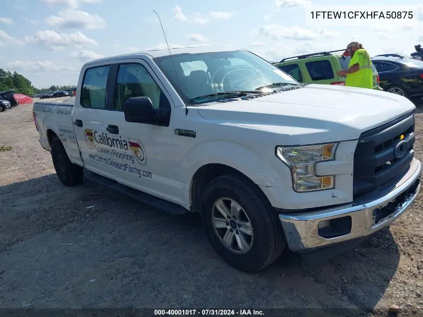 1FTEW1CFXHFA50875 2017 Ford F-150 Xl