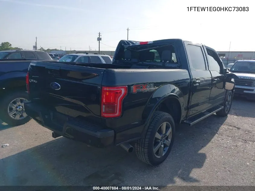 1FTEW1EG0HKC73083 2017 Ford F-150 Lariat