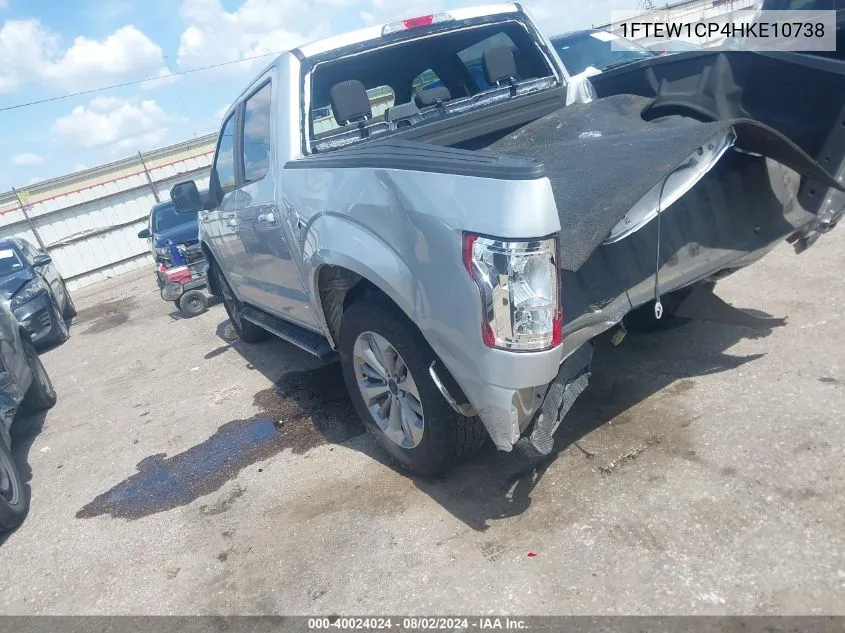 1FTEW1CP4HKE10738 2017 Ford F-150 Xl