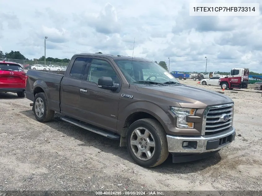 2017 Ford F-150 Xlt VIN: 1FTEX1CP7HFB73314 Lot: 40024295