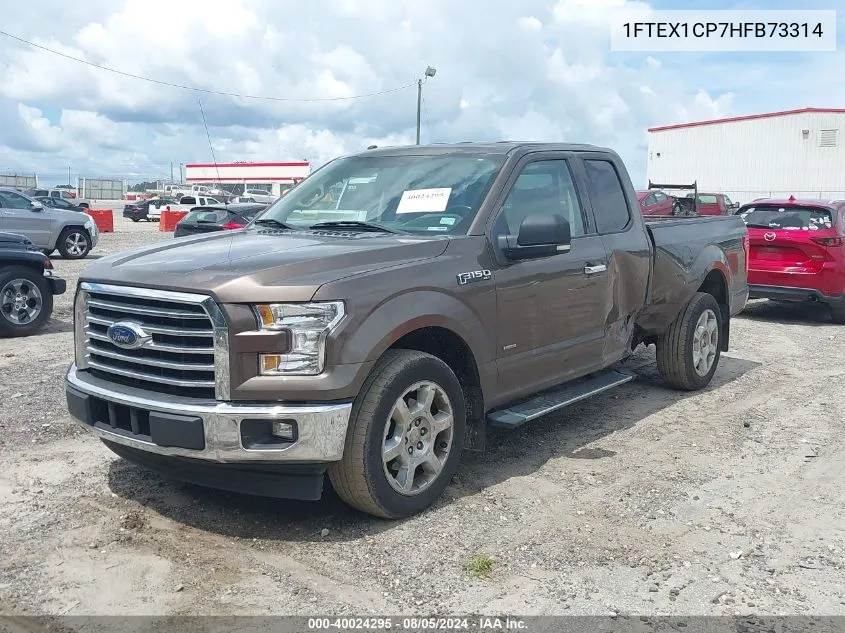 2017 Ford F-150 Xlt VIN: 1FTEX1CP7HFB73314 Lot: 40024295