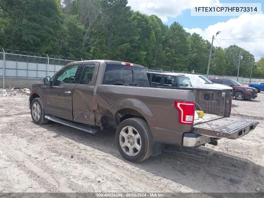 2017 Ford F-150 Xlt VIN: 1FTEX1CP7HFB73314 Lot: 40024295