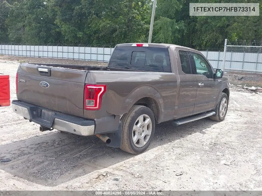 1FTEX1CP7HFB73314 2017 Ford F-150 Xlt