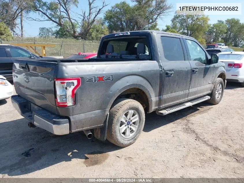 2017 Ford F-150 Xlt VIN: 1FTEW1EP9HKC00682 Lot: 40045664