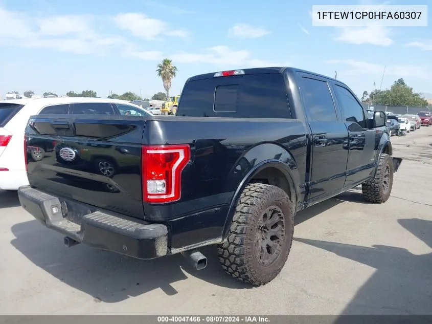 2017 Ford F-150 Xlt VIN: 1FTEW1CP0HFA60307 Lot: 40047466