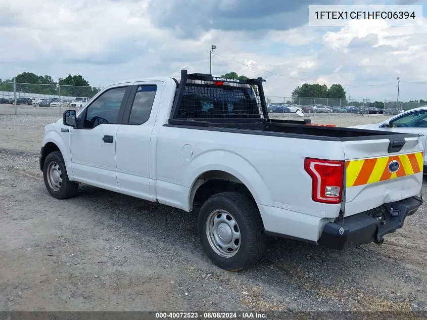 1FTEX1CF1HFC06394 2017 Ford F-150 Xl