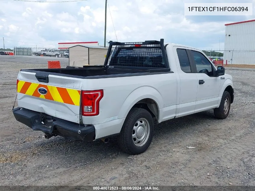 1FTEX1CF1HFC06394 2017 Ford F-150 Xl