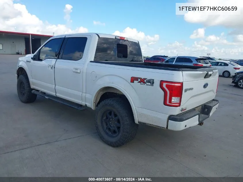 1FTEW1EF7HKC60659 2017 Ford F-150 Xlt