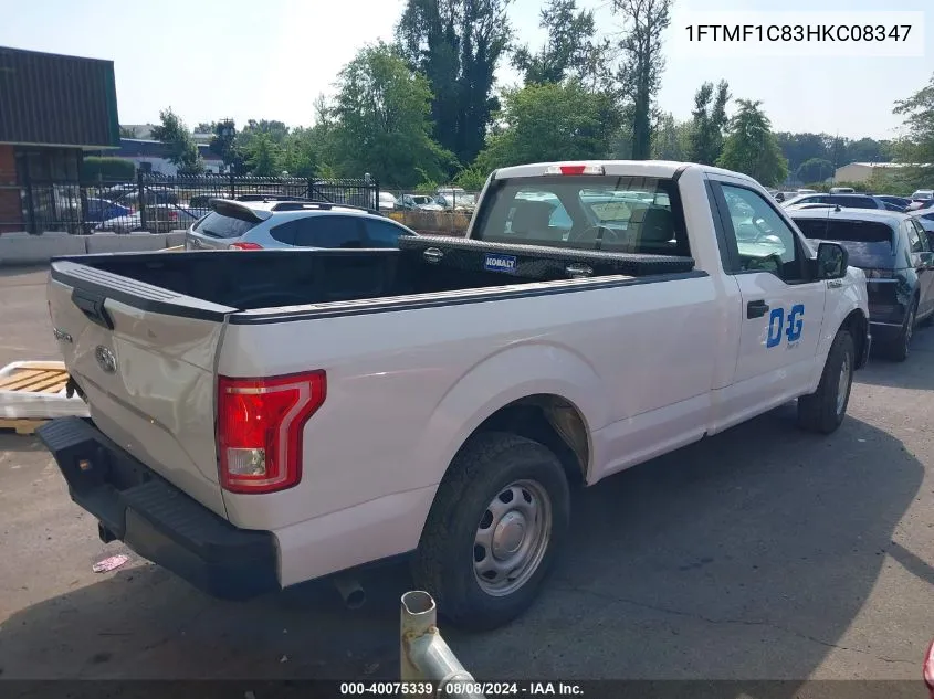 1FTMF1C83HKC08347 2017 Ford F-150 Xl