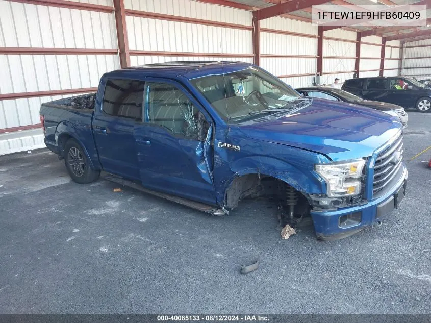 1FTEW1EF9HFB60409 2017 Ford F-150 Xlt