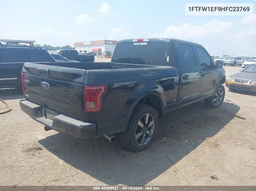 1FTFW1EF9HFC23769 2017 Ford F-150 Xlt