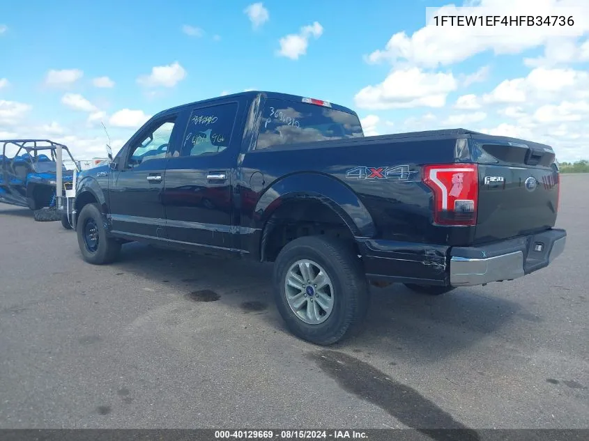 1FTEW1EF4HFB34736 2017 Ford F-150 Xlt