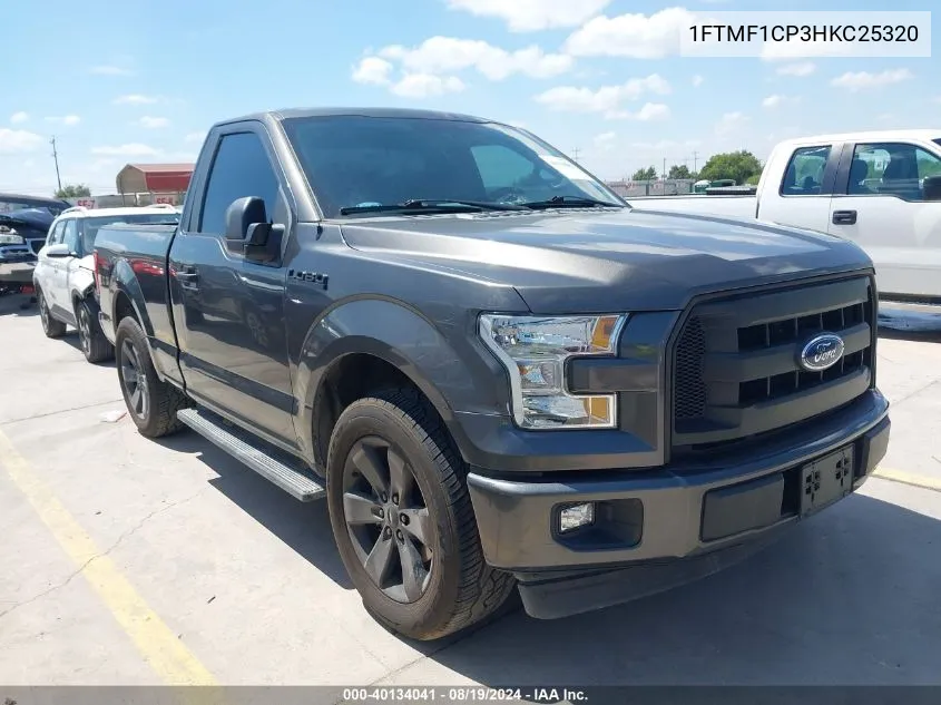 2017 Ford F-150 Xl VIN: 1FTMF1CP3HKC25320 Lot: 40134041