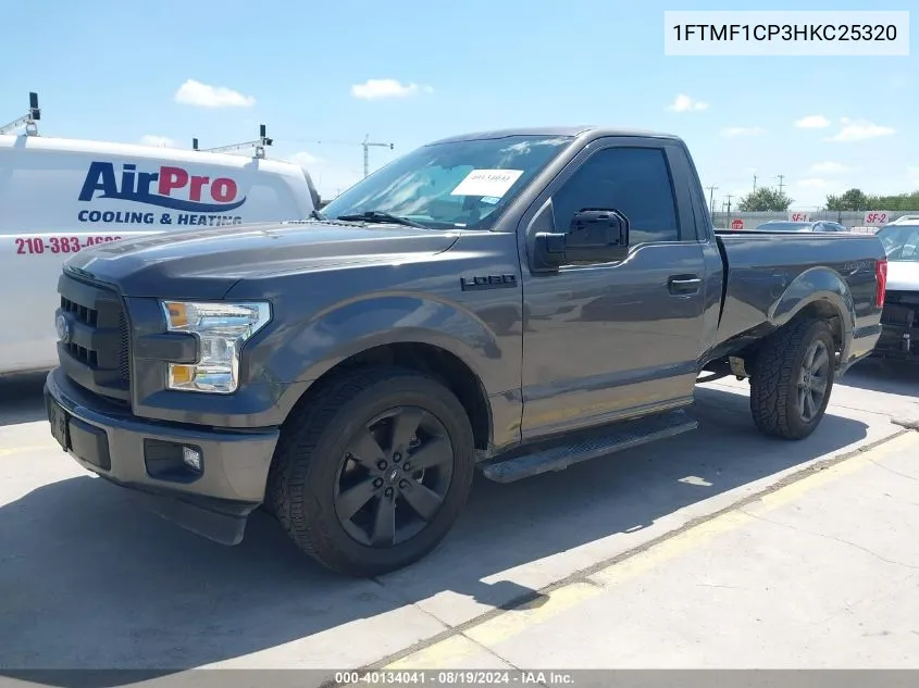 1FTMF1CP3HKC25320 2017 Ford F-150 Xl