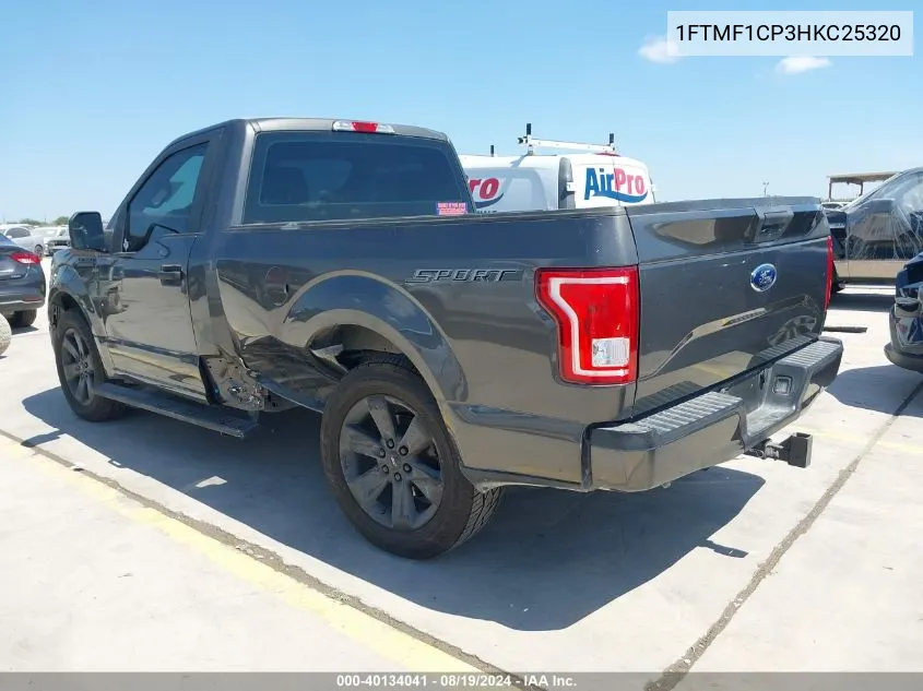 1FTMF1CP3HKC25320 2017 Ford F-150 Xl