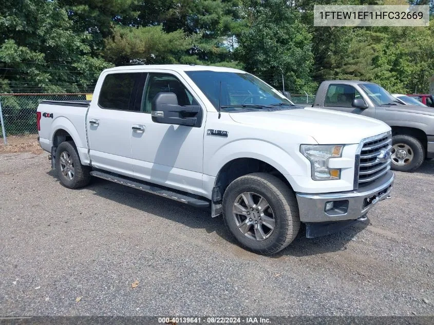 2017 Ford F-150 Xlt VIN: 1FTEW1EF1HFC32669 Lot: 40139641